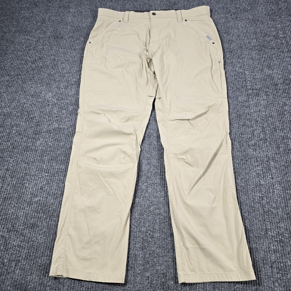 CQR Pants Mens 38x32 Beige Sedona‎ Series Outdoor Hiking Stretch Nylon TXP805 - Picture 1 of 16